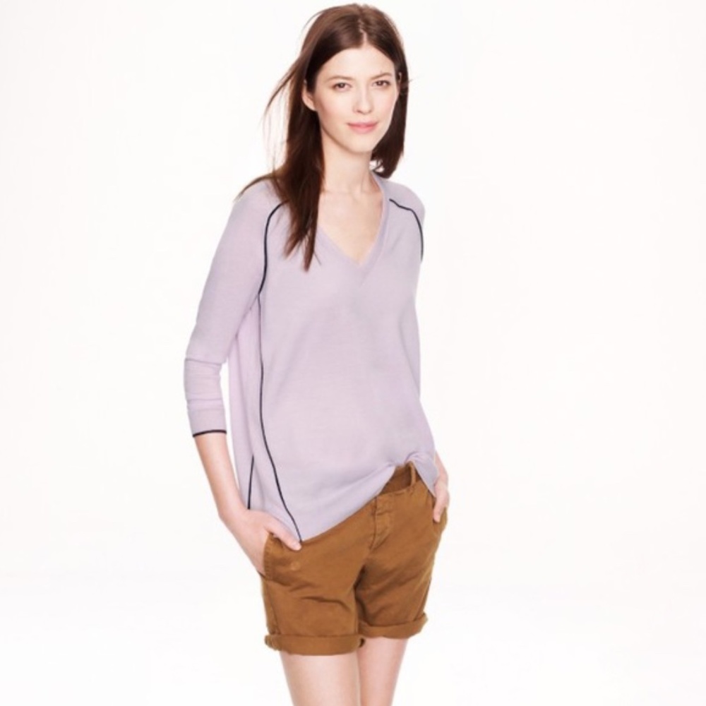 j. crew┆lavender wool sweater